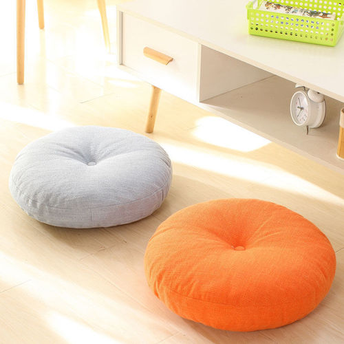 Linen futon cushion floor household Japanese style removable thickened large tatami mat round lazy cushion