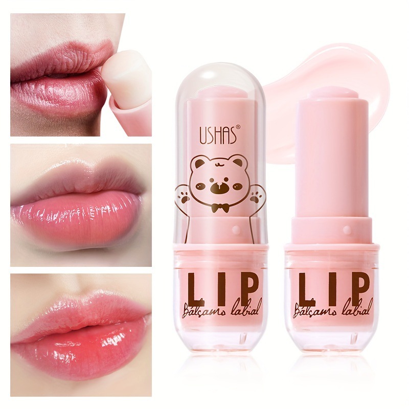 USHAS Europa y América Punto transfronterizo brillo de labios bálsamo labial hidratante y nutritivo bálsamo labial brillante e hidratante LS168