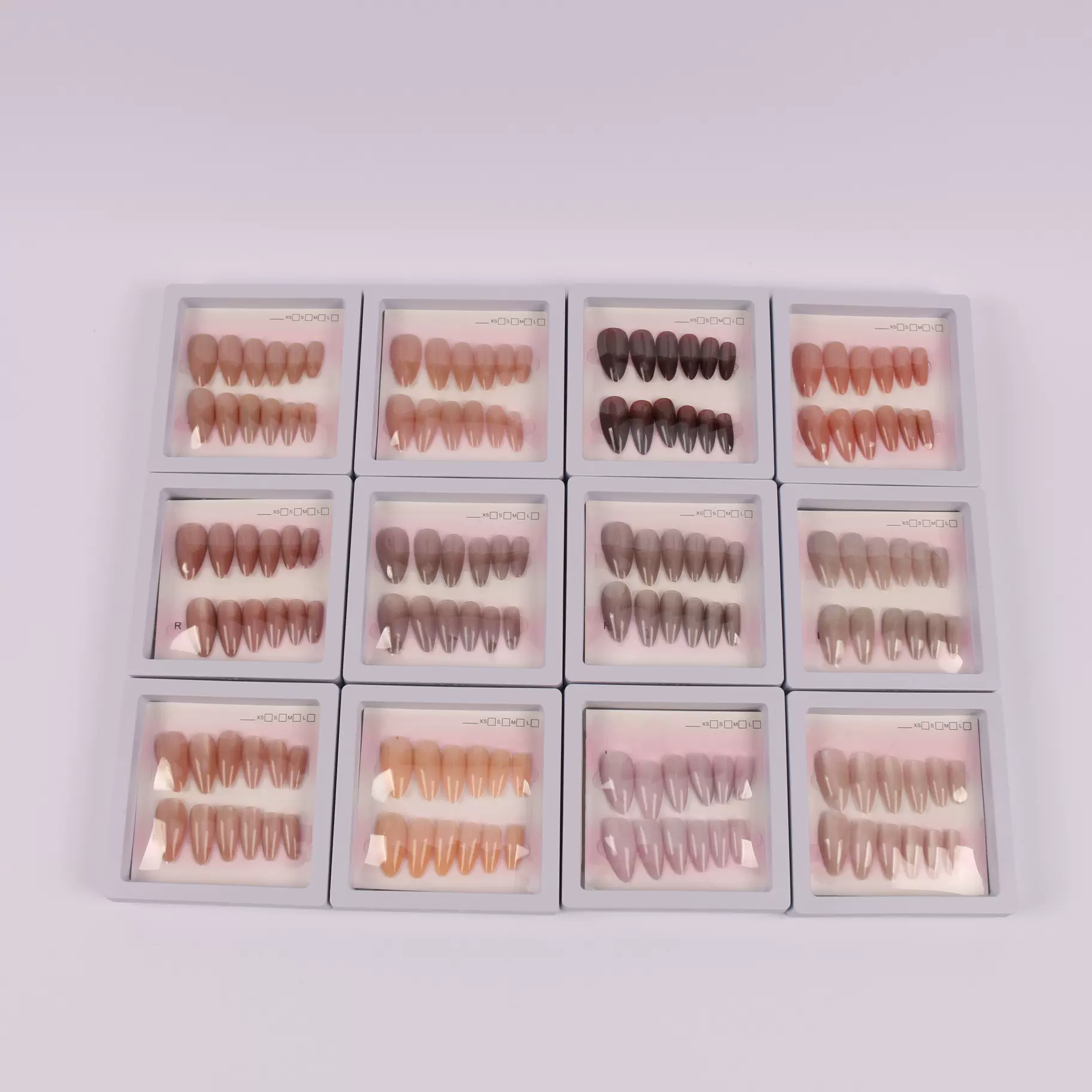 手工穿戴甲高级猫眼多钻印花轻奢纯欲美甲片批发