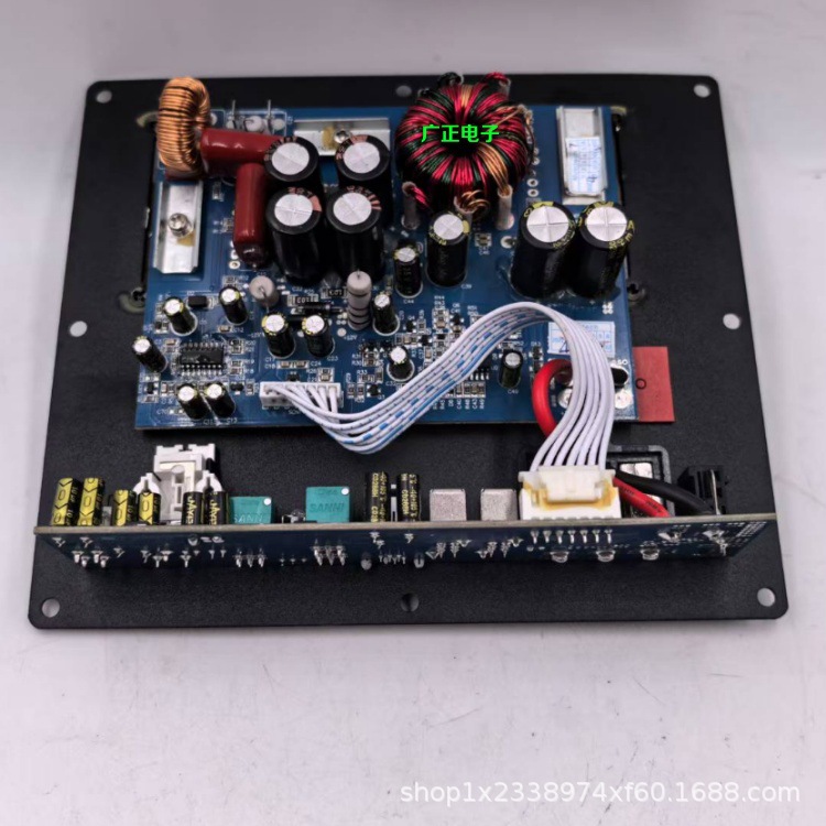 12V 300W high-power subwoofer amplifier board, Class D, dual-magnet, dual-coil, for heavy bass, used in car audio modification