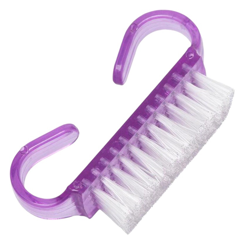 Herramientas para decoración de uñas, pinceles para uñas, cepillos de plástico para polvo, pinceles para nail art, cepillos pequeños tipo cuerno, venta al por mayor del fabricante. image 1