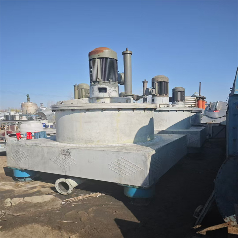 二手上旋刮刀离心机 全自动固液分离 连续下卸料 衬塑不锈钢材质