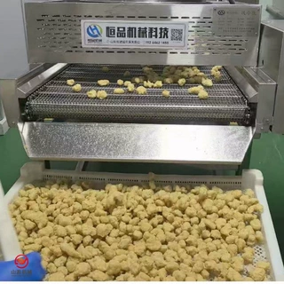 全自动锅包肉上浆油炸流水线自动控温小酥肉油炸机溜肉段油炸设备