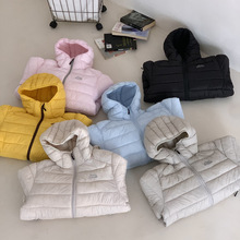 2025新款轻薄排骨羽绒棉服女式连帽衔缝棉衣冬季时尚保暖棉袄外套