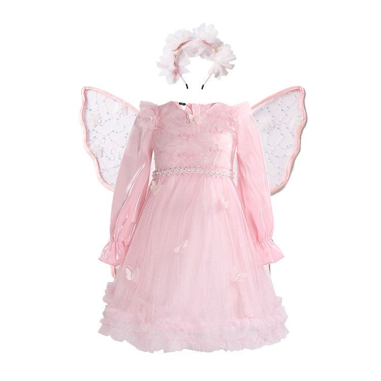 Chunhihua Fairy Princess dress Performance Clothes Little Fairy Children 's Dream Dream set netscreen Dream Dream Dream Elf Dream