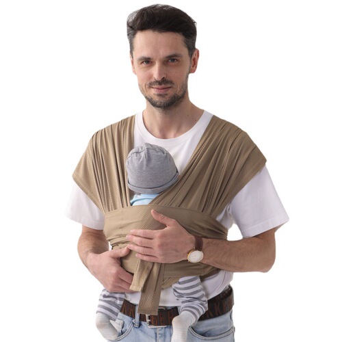 Baby sling, baby sling, cotton mesh, breathable, one-size-fits-all, adjustable, maternal and infant cross-border supply, Amazon