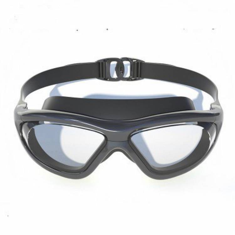 Män och kvinnor närsynthet simglasögon mode stor ram HD anti-fog silikon simglasögon_voghion.com