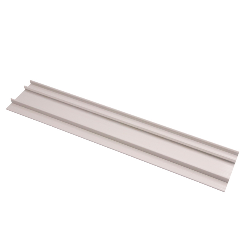 Perfil de extrusión de plástico PVC bordeando línea pared bordeando línea pvc chute fábrica simple fabricación directa