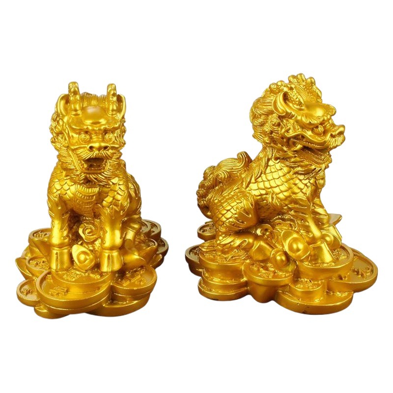 キリン装飾品ペアの男性と女性の玄関ホールリビングルーム工場直販樹脂クラフトギフト家庭用家具家の装飾