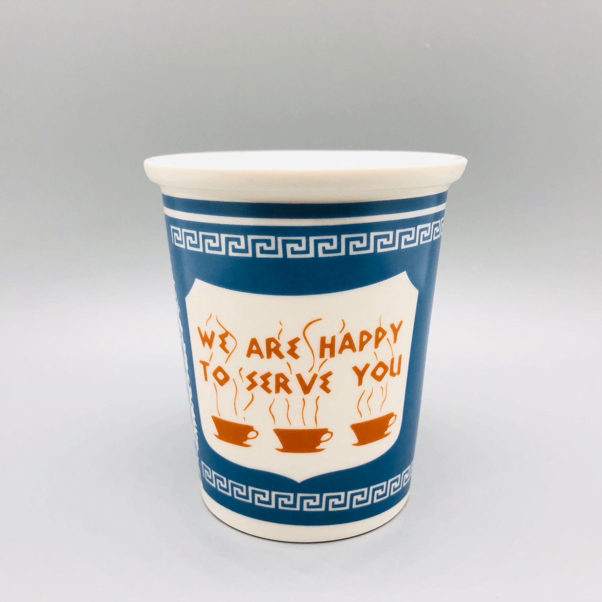 Nueva York icónica taza de papel taza de café
