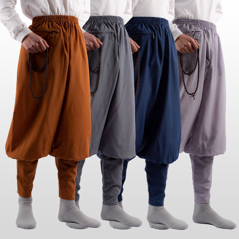 Sengfu summer Duangua trousers Leggings pants ventilation Thin section Monk A monk Buddhist monk