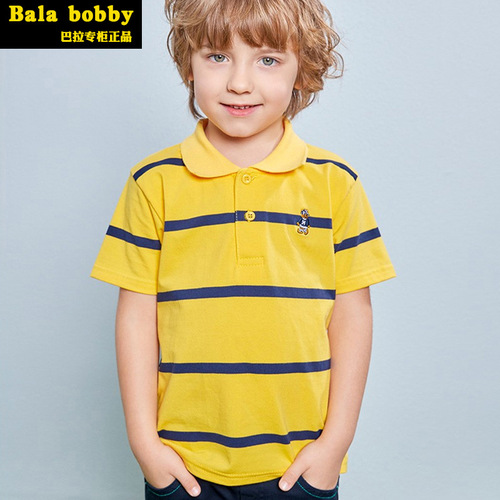 Bara Summer New Arrival Boys' Short-Sleeved T-Shirts & Kids' Tank Tops—Pure Cotton, Korean Style Children's Clothing—Wholesale for Foreign Trade