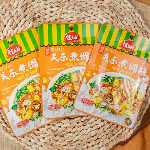 Oden soup commercial spicy hot pot seasoning skewers fragrant clear soup base spicy hot pot ingredients soup base seasoning bag
