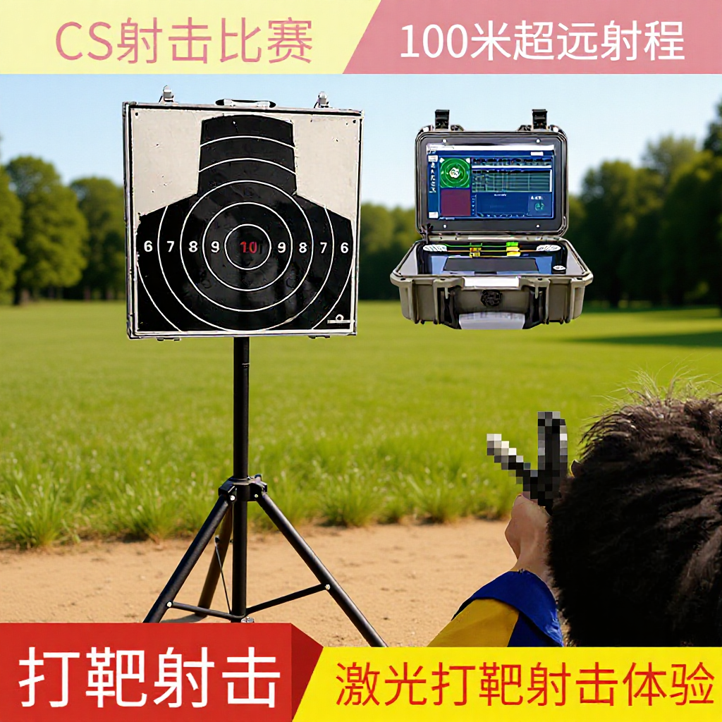 激光打靶95后坐力模拟打靶射击游戏机景区项目学校射击训练靶套装