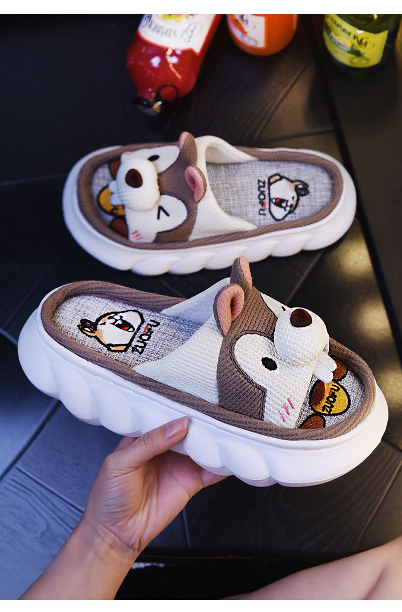 Pantofole da donna per interni, in pelle, in gomma, ad asciugatura rapida_voghion.com