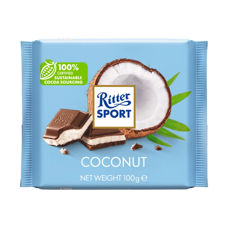 Germany Rittersport Ritter Portrert Harm, Hazelnut Milk Dark Chocolate Net Red Leisure Snacks