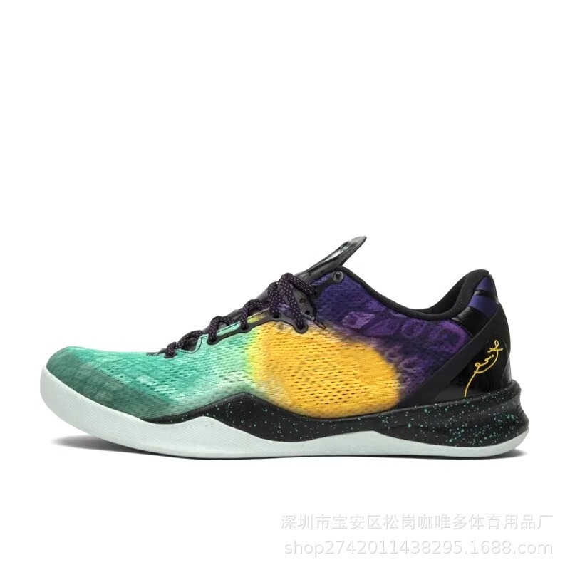 科比8代篮球鞋男KOBE鸳鸯ZK8全明星纯白色透气耐磨防滑气垫球鞋女|undefined