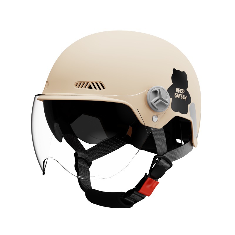 Cascos de motocicleta eléctrica de certificación 3C, hombres y mujeres, protección solar de verano, nuevos cascos de seguridad universales estándar nacional para automóviles de batería de cuatro estaciones