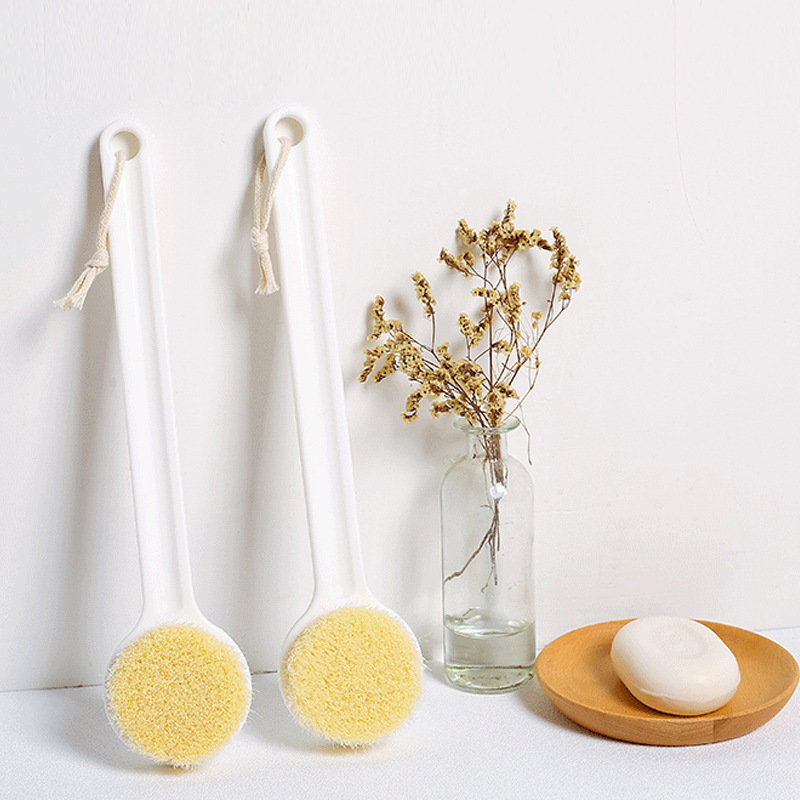 Japanese style bath brush long handle soft hair bath brush set bath brush rubbing back brush back cleaning brush factory wholesale
