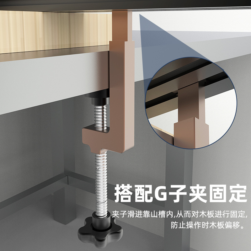 50/66 # montaña sierra circular eléctrica baquelita fresado invertido multi-Pista soporte empuje mango fijo auxiliar Mesa deslizante DIY