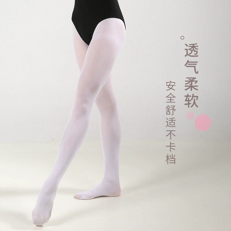 Летние Балетные Носки Весна и осень тонкие белые Колготки Базовые тренировочные носки танцевальные большие носки женские шелковые чулки для взрослых