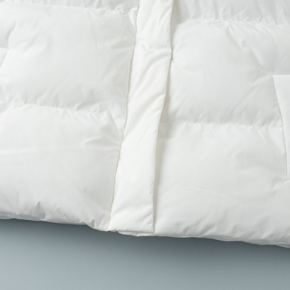 Áo khoác bông nữ dáng rộng ngắn có mũ trùm đầu, tay dài, phong cách casual — màu xám đậm, đen chi tiết 16