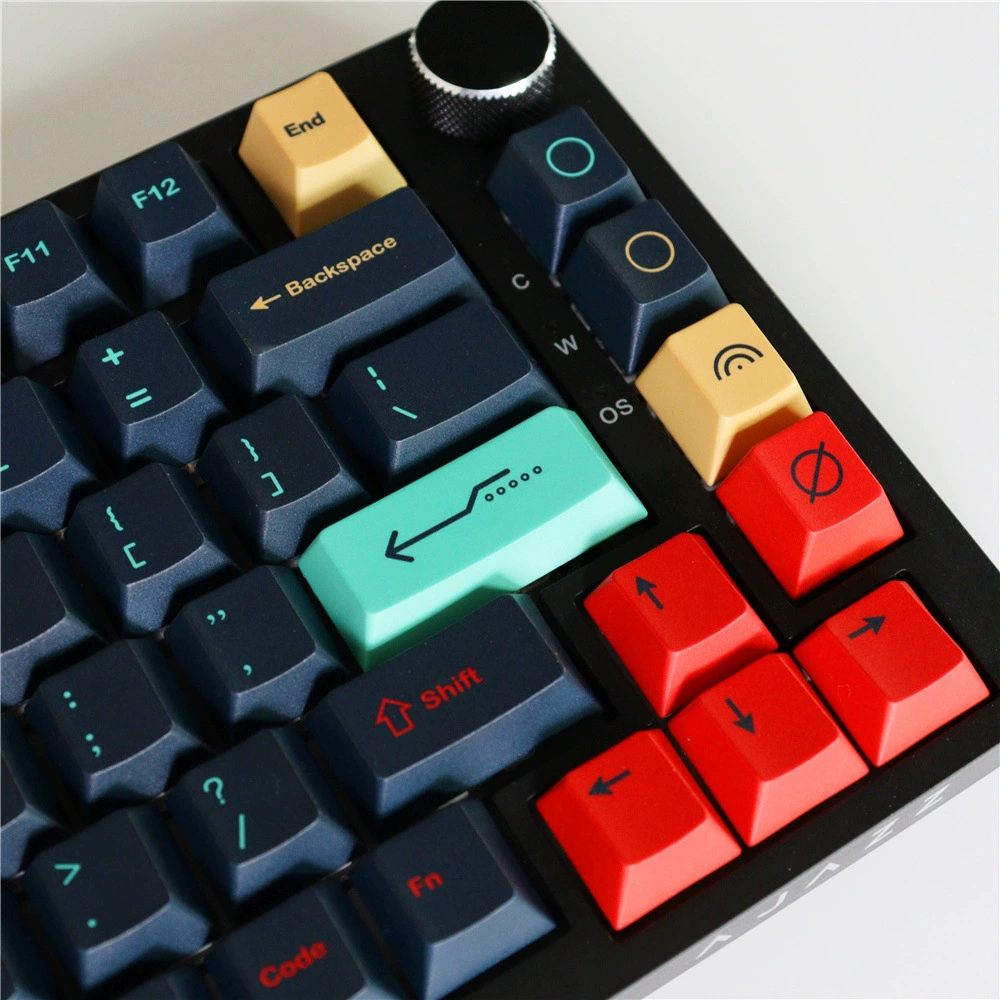 GMK Metropolis Metropolis Keycaps Original Height PBT Sublimation 129 Small Full Set of Mechanical Keyboard Caps