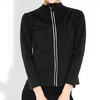 Black collar jacket