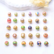 8mm���ӹŷ���ɫ�����D�\��A��m�Ųʸ��鴮��diy�ִ��Ʒ���