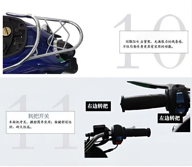 Cross-Border Exclusive Small Turtle King Fuel Scooter for Men and Women Commuting Two-Wheeled Motorcycle 125Cc Large Displacement Motorcycle