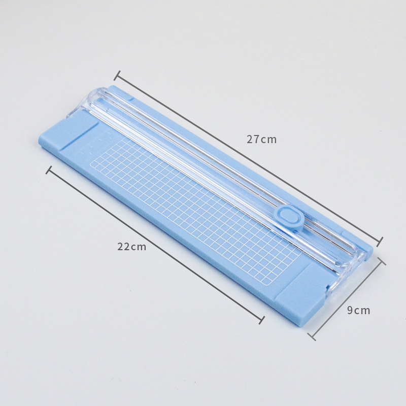 Cortador de papel bidireccional A4 cortador de papel pequeño artefacto portátil cortador de papel de plástico mini DIY cortador de papel mano image 7
