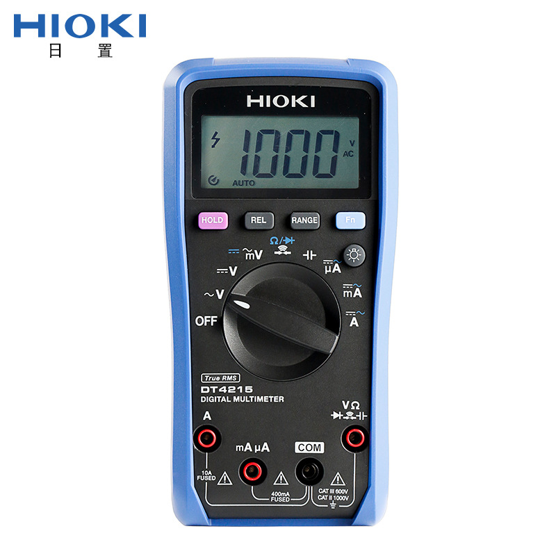 日本HIOKI日置真有效值手持式数字万用表DT4215 高精度数字表