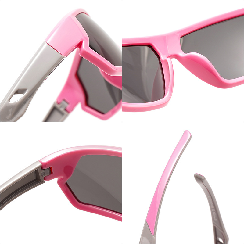 Nuevos gafas de sol para niños transfronterizas gafas de sol polarizadas gafas de sol deportivas de alta calidad gafas de sol de silicona al por mayor