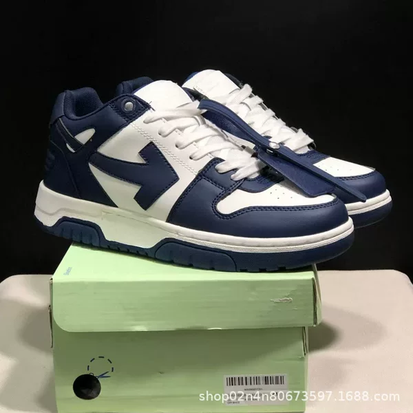 Pure Original OFF Joint Board Shoes WHITE Arrow Shoes Height Increase All-match Women's Shoes Casual Sports Men's Shoes Trendy Lovers Shoes
