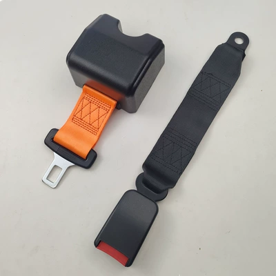 Car seat belt — Retractable Two-Point Seat Belts for - c013-orange-retractor-35cm-webbing-base