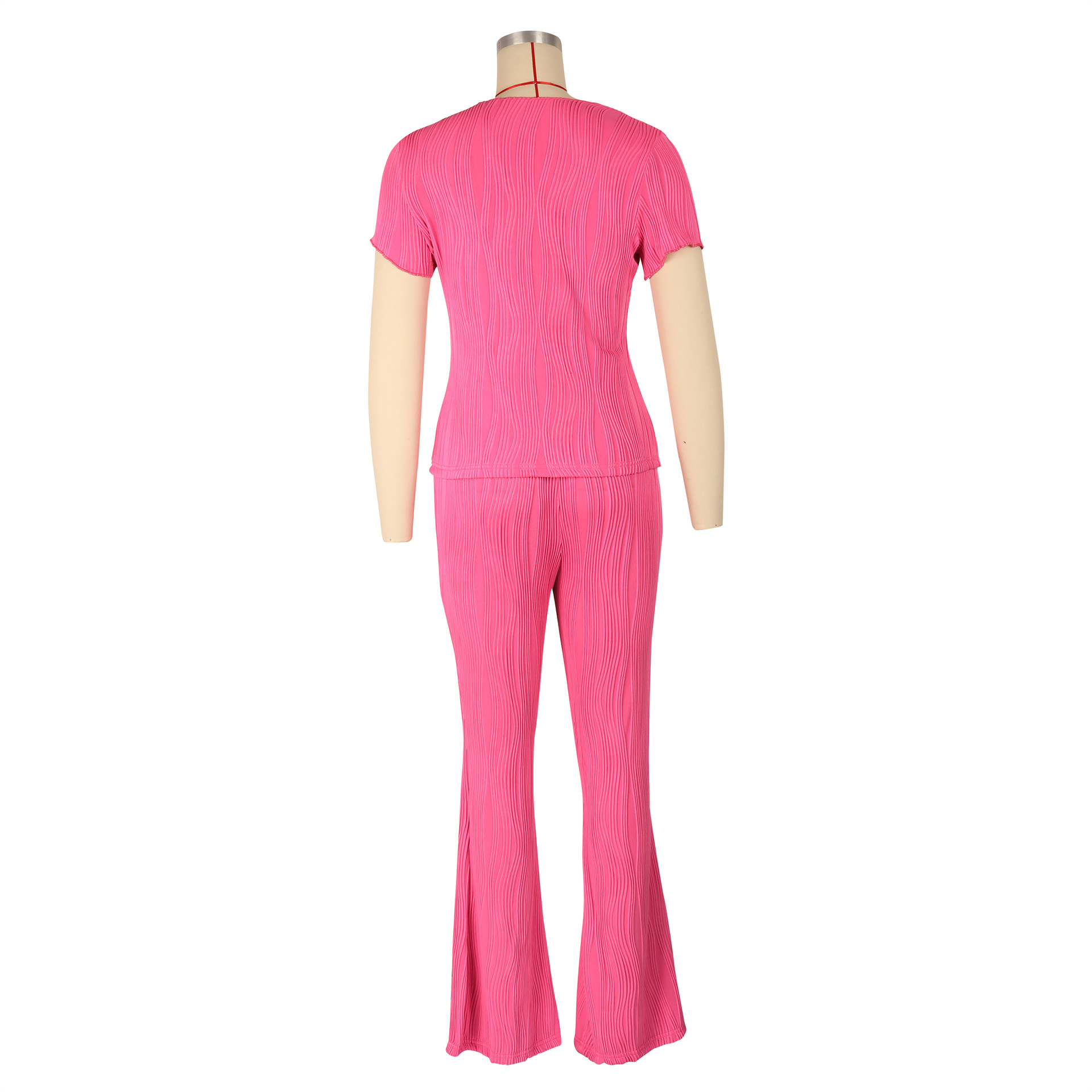 473g Weight Long Sleeve Sleeve Length Spandex, Polyester Fabric Type Pant Co-ord Set Sets Type 2 Pieces Set Quantity Holiday, Daily Occasion Round Neck Neckline Slim Fit Type Solid Color Pattern Summer, Spring Season Women's Gender Elegant, Streetwear Style Holiday Daily Women's Elegant Streetwear Solid Color Spandex Polyester Pant Co-ord Set Pants Sets 67