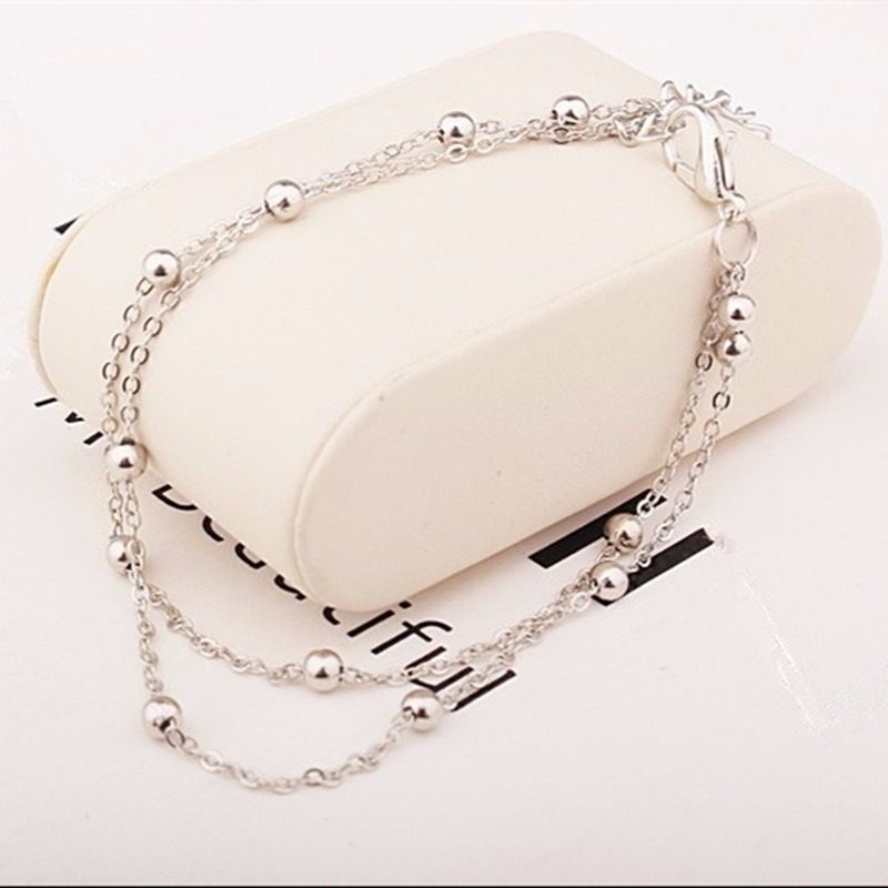 1 Piece Quantity Daily Occasion Wholesale Jewelry Ig Style Simple Style Ball Solid Color Alloy Copper Anklet