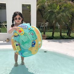 Manufacturer wholesales children's steering wheel, swimming ring, seat, baby sitting ring, baby swimming ring, thickened floating ring