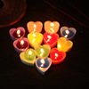 Candle heart shaped for St. Valentine's Day, game props, wholesale