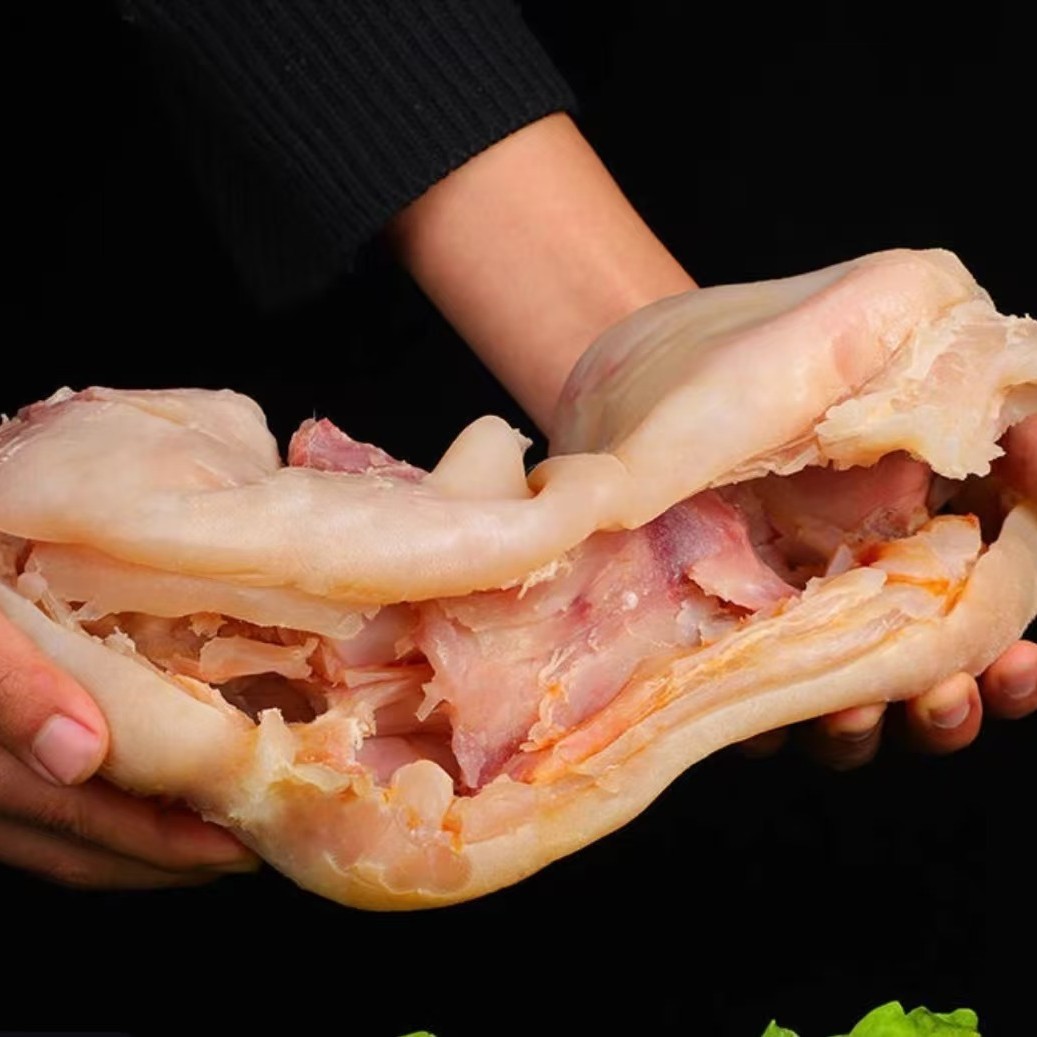 牛蹄子去骨整只全熟新鲜无骨黄牛蹄牛蹄筋熟牛蹄牛脚牛蹄子食材