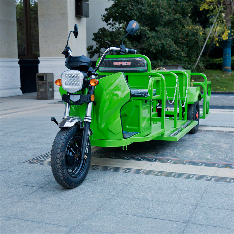 Electric Sanitation Vehicle 500-Liter Municipal Street Electric Garbage Removal Vehicle Three-Wheeled Garbage Cleaning Vehicle Direct Supply from Manufacturer