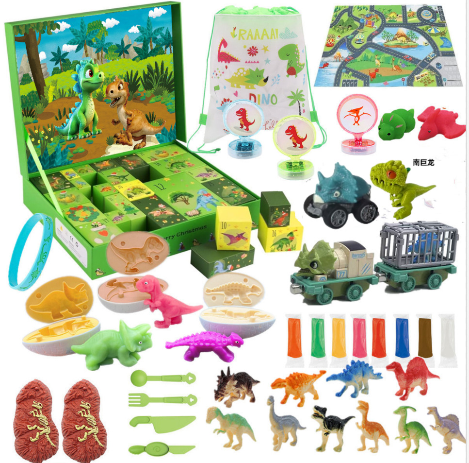 2023 Navidad cuenta atrás caja de montaje bloques construcción descompresión joyería unicornio chica juguete niños y niñas regalo