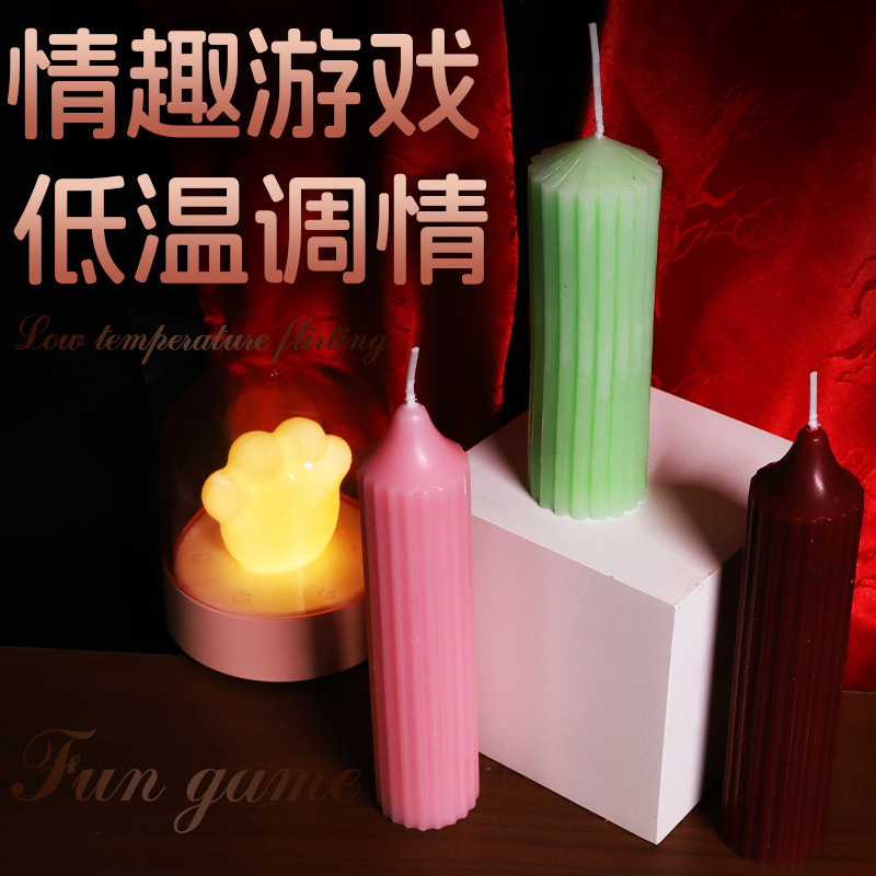 Jiuai Low-Temperature Massage Candle Red Rose Scent SM Sensory Play Aromatherapy — detail image 3