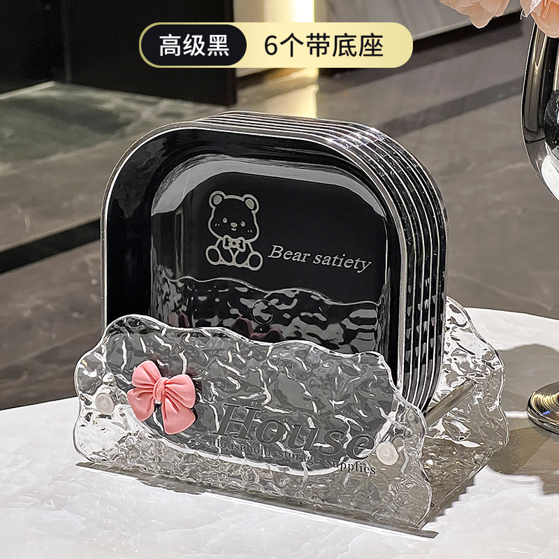 骨吐き皿、家庭用食品グレードのテーブルゴミ残渣皿、小皿、軽くて豪華な骨吐き皿、収納フルーツ皿|undefined