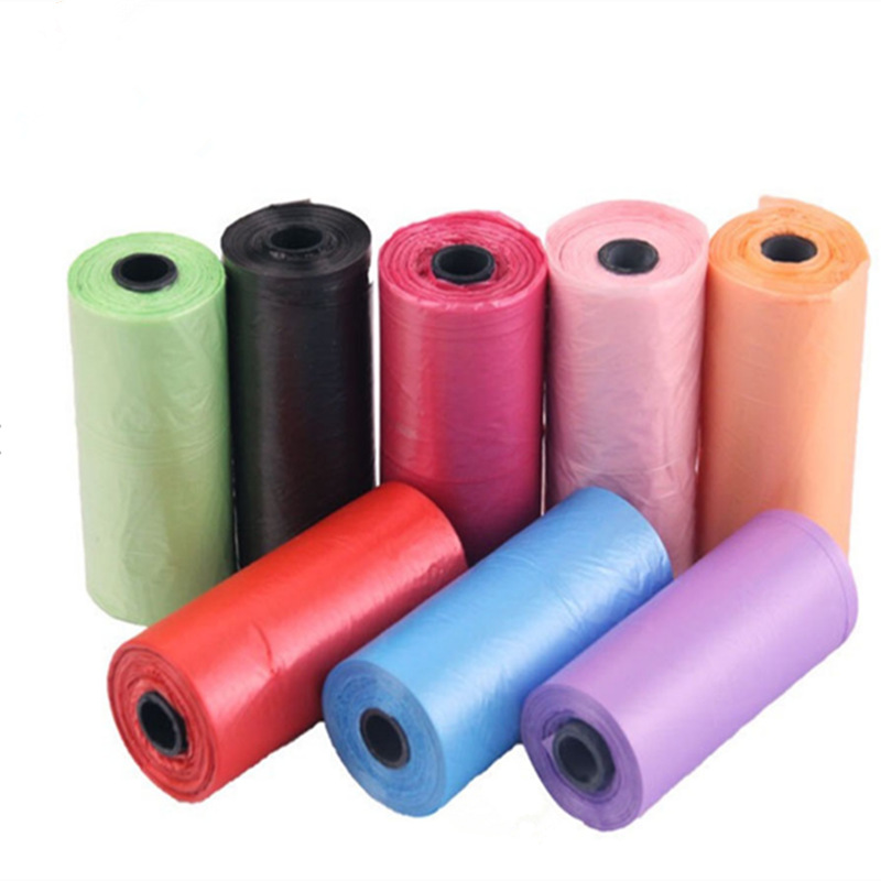 宠物垃圾袋狗狗拾便袋可降解连卷式多色狗屎袋粪便袋|ru