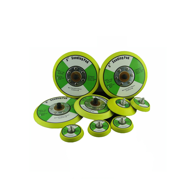 气动打磨底盘 2寸3寸4寸5寸6寸自粘拉绒底盘 托盘砂碟干磨机磨盘