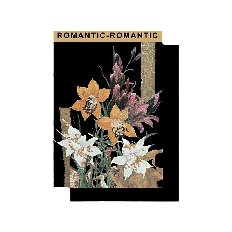 Huaxi Bestia viento estampado de oro flor de papel de embalaje de flores iris flor de papel de ramo hecha a mano DIY flor flor florista materiales de flor