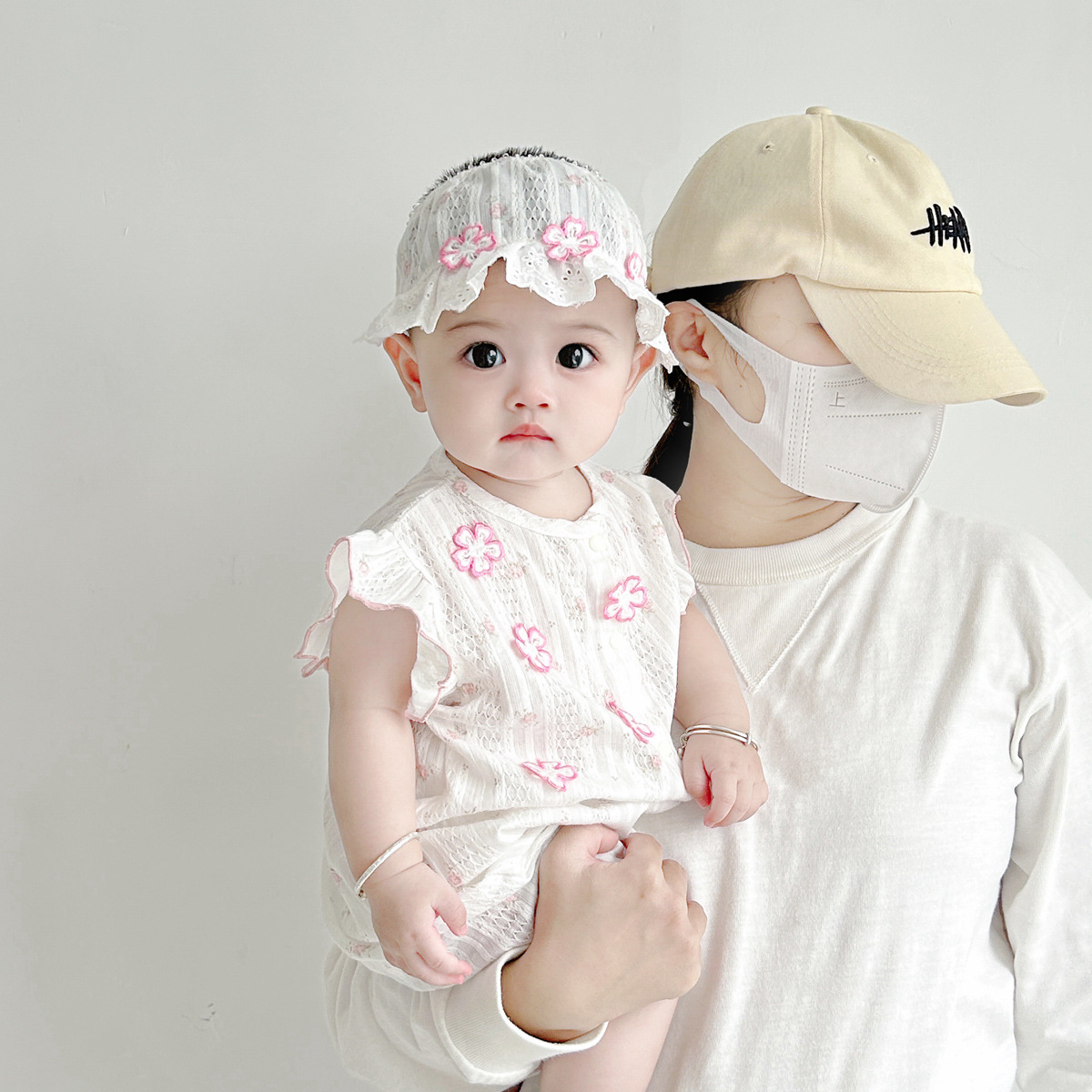 Baby Summer Thin Short Crawling Infant Lace Cut Out Cotton Crawling Breathable Summer Clothes Jumpsuit Z1267