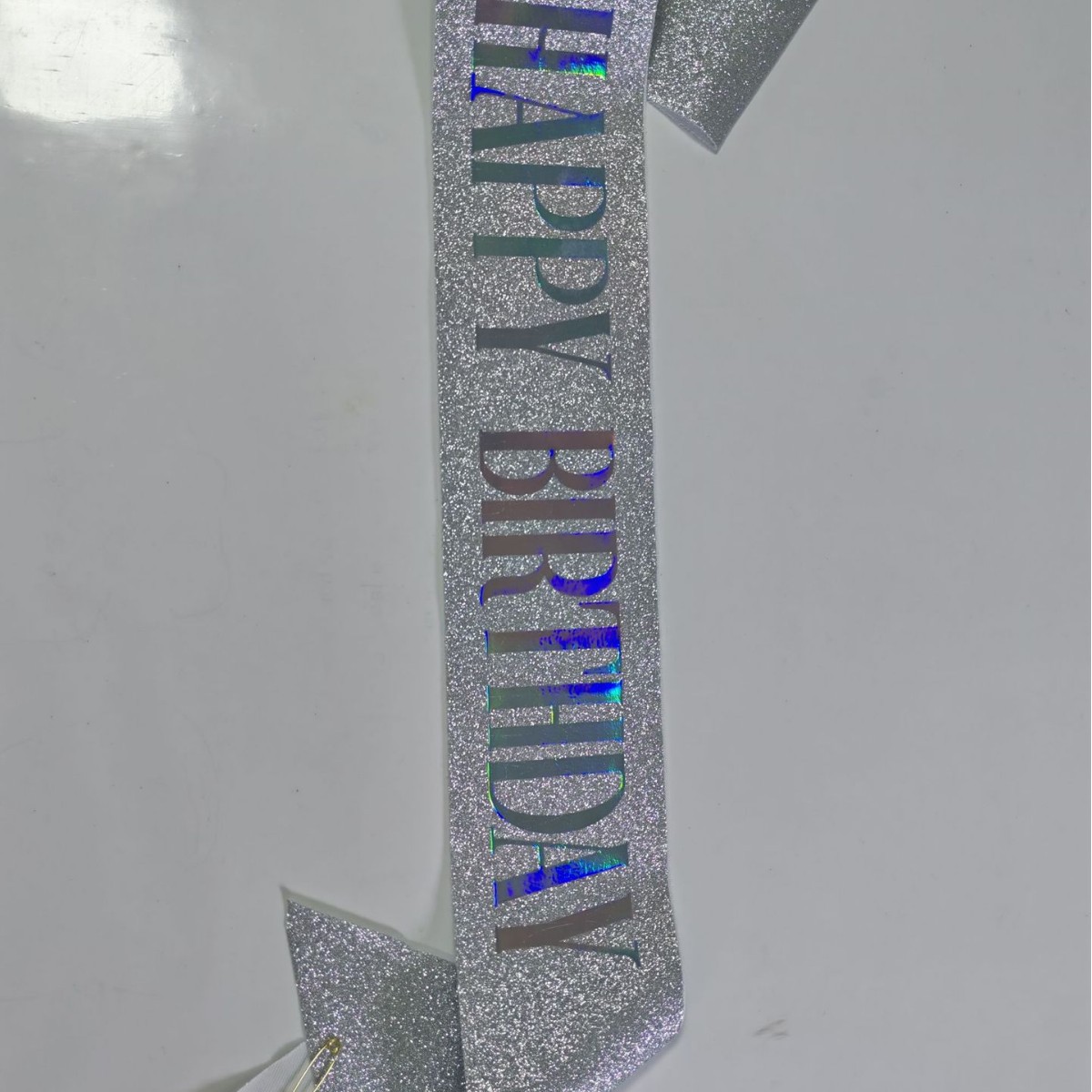 Cinta brillante para fiesta de cumpleaños, banda de cumpleaños, cinta de etiqueta, letras doradas, decoración de fiesta, diadema al por mayor