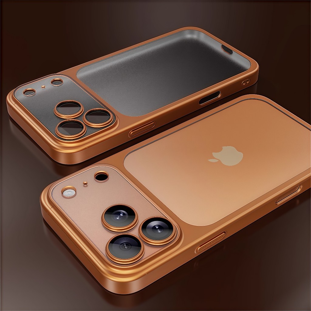 Suitable for Iphone17Promax Mobile Phone Case Ultra-Thin Frosted Heat Dissipation Apple 16 Lens Film All-Inclusive Anti-Fall Hard Case